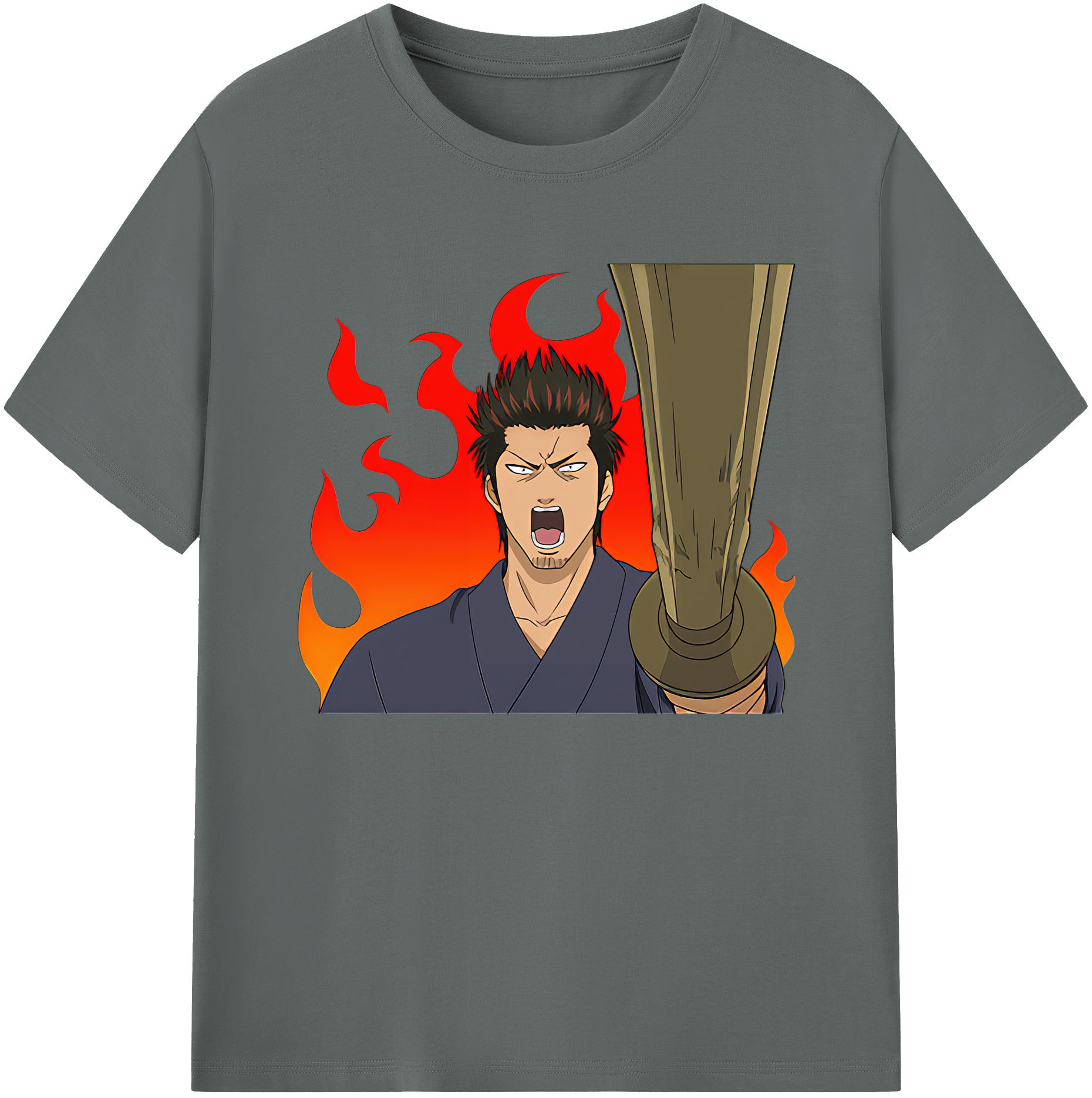（画像用） ぎんたま 坂田銀時（さかたぎんとき） 神楽 志村新八（しむら しんぱち） GINTAMA Sakata Gintoki Kagura Shimura Shinpachi 綿100％ メンズ半袖Tシャツ｜肌触りやわらか＆通気性